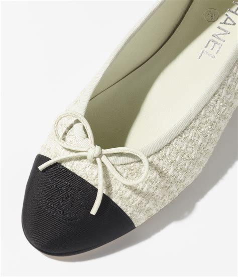 chanel tweed ballet flats|chanel ballet flats size 42.